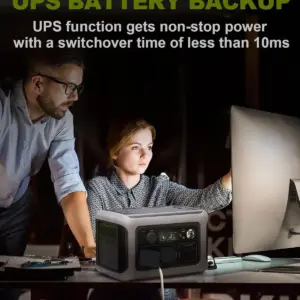 ALLPOWERS Portable Power Station R600, 299Wh LiFeP04 Battery with 2x 600W (1200W Surge) AC Outlets for Outdoor Camping RV Home 5 kf S4c01969f1aa949cf82dbcbdaf289c711T