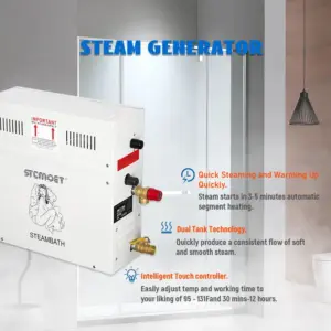 220V/380V 9KW Sauna Spa Steam Generator For Home Steam Shower & Digital Controller Sauna Room SPA Steam Bath Machines 5 kf S4c147ea1d16c471d887fb0f6db0b41a9U
