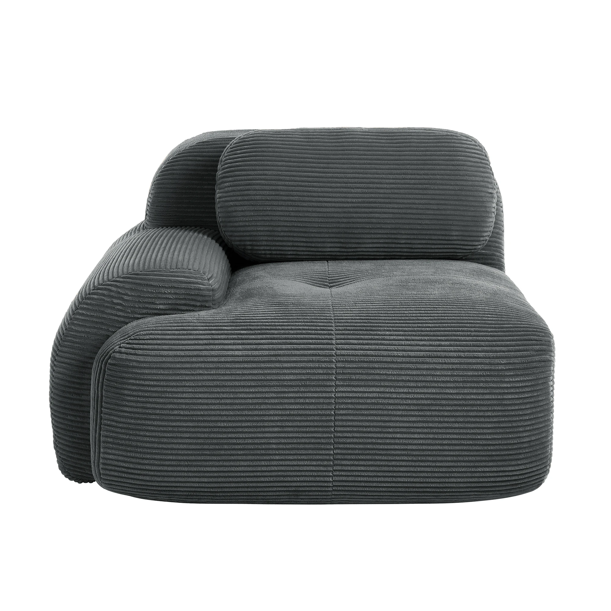 1piece Modern Lovely Sofa Without Armrests with Cushion, Living Room Furniture, Modular Corner Sofa, Premium Cordstock Fabric 32 kf S4d4c7d8c2c4b49d793e5ad7b56be42a65