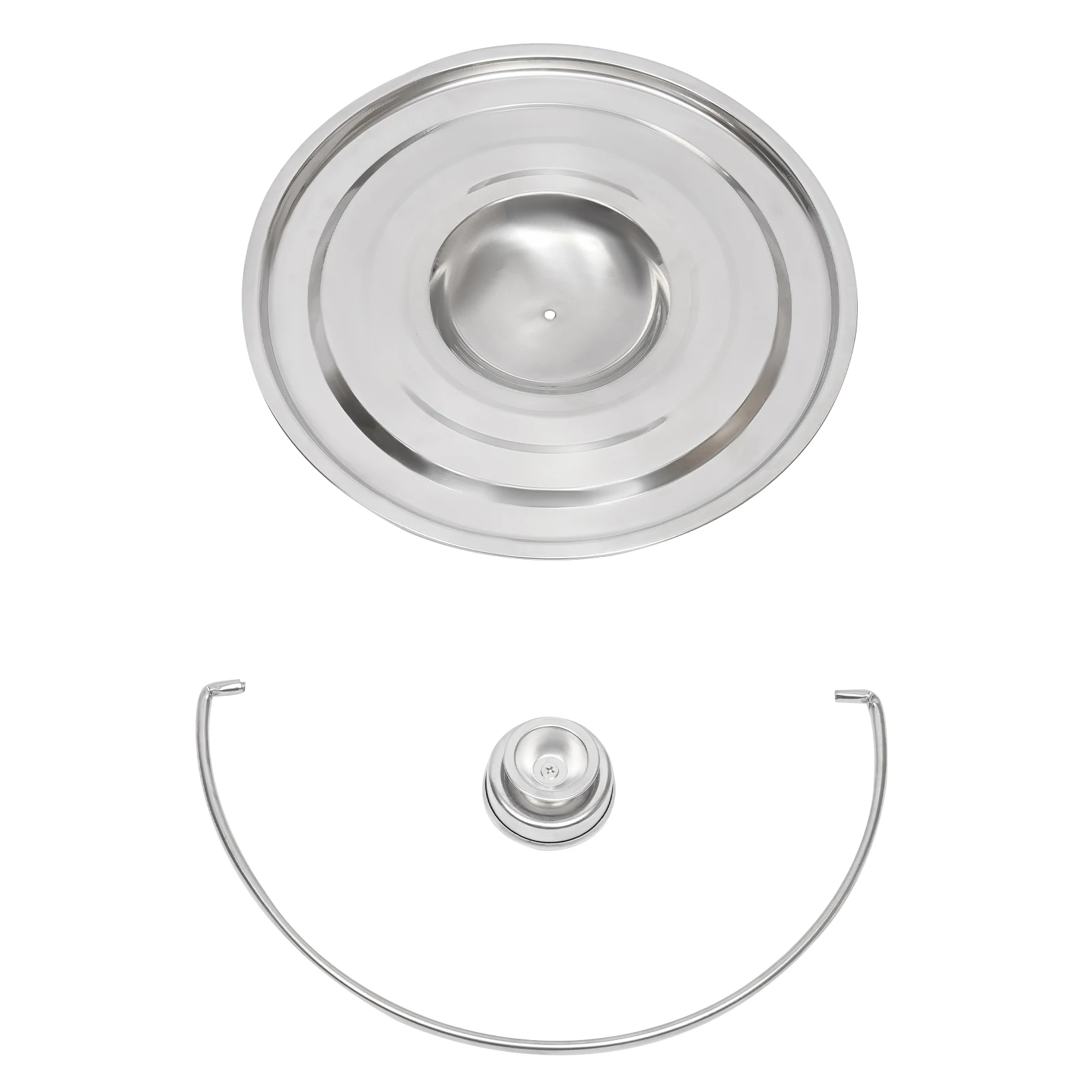 20L Extra Thick Stainless Steel Barrel Bucket Food Tank Water Storage with Lid for Storing and Transporting Pet Dry Food 24 kf S4d960453d85b403d803ba9a571e3fafaI