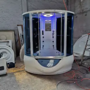 1500X1500X2150mm Double Person Bathroom Steam Shower Enclosure Mult-Functional Computer Control Wet Sauna Room A-082 3 kf S4dd0ac94cf4647e98138a4f128f87626e