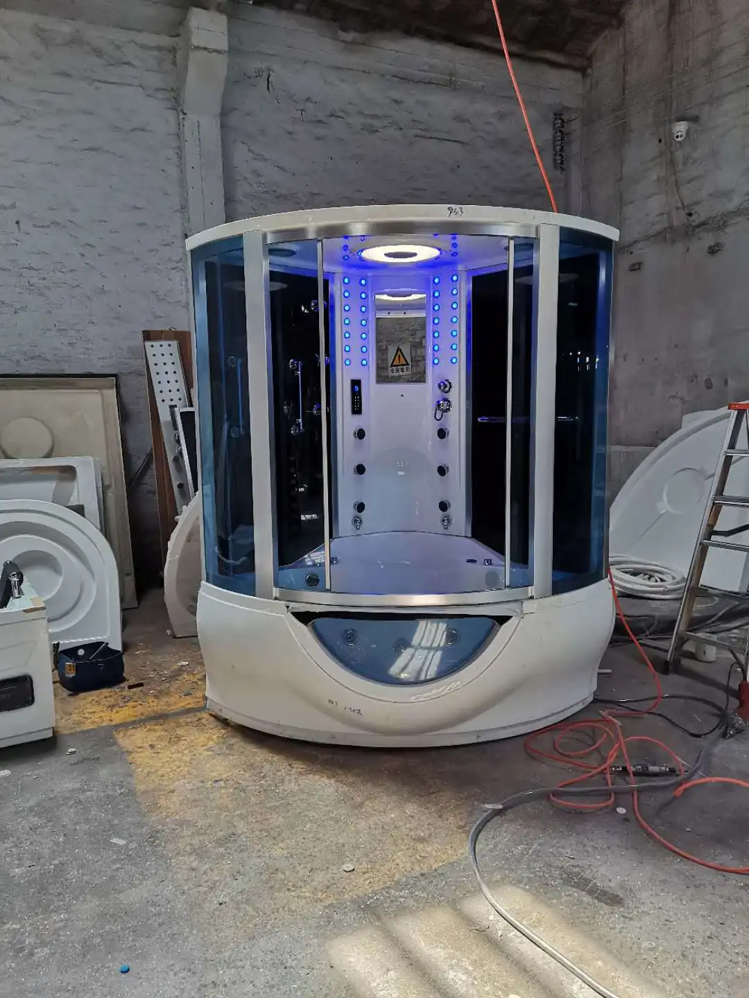 1500X1500X2150mm Double Person Bathroom Steam Shower Enclosure Mult-Functional Computer Control Wet Sauna Room A-082 9 kf S4dd0ac94cf4647e98138a4f128f87626e