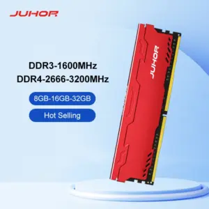 JUHOR DDR4 Ram 16GB 8GB 32GB 2666MHz 3200MHz DDR3 8GB 1600MHz DIMM Desktop Memory New Memoria Rams With HeatSink