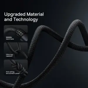 Baseus 66W/100W USB Type C Cable For Huawei P50 P40 Pro Honor Super Charge 6A Fast Charging USB C Charger Data Cable Wire Cord 5 kf S4f69588c70dc4f01ac21cdd4eaf39336g