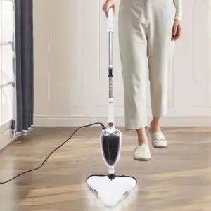 1300W 220V Steam Mop Cleaner 110℃ High-Temperature Sterilization for Floor Cleaning w/ 9 Accessories 4.5m Cord 280ml Tank