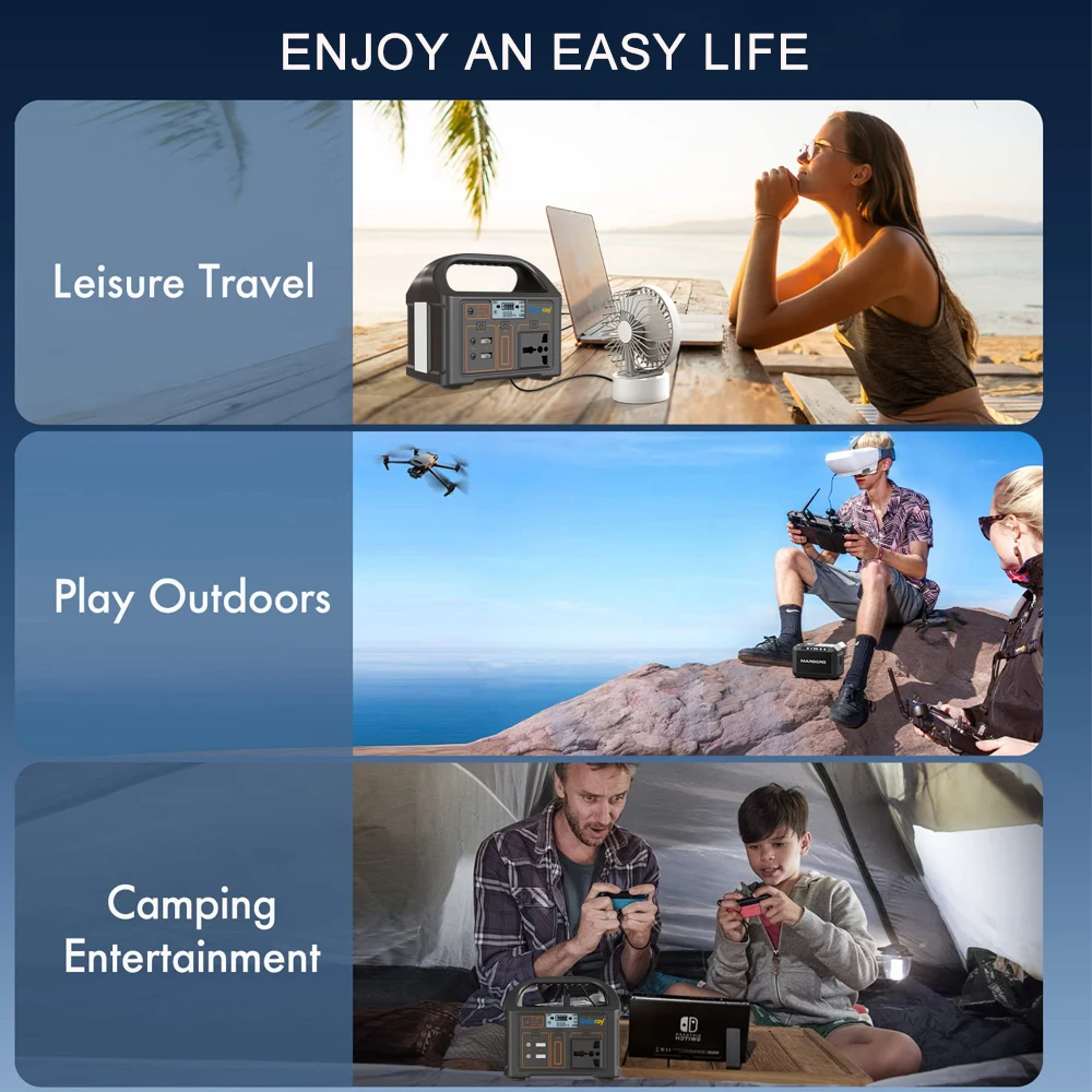 Gaiaray 100W Portable Power Station 76.8Wh LiFePO4 Solar Generator 220V Power Station 24000mAh Power Bank for Outdoor Camping 18 kf S501ac48368a84977a4f4512fa16f8098y