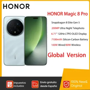 HONOR Magic 8 Pro 5G Smartphone Global Version Snapdragon 8 Elite Gen 5 200MP AIMAGE 7100mAh 100W 6.71''OLED NFC eSIM Honor