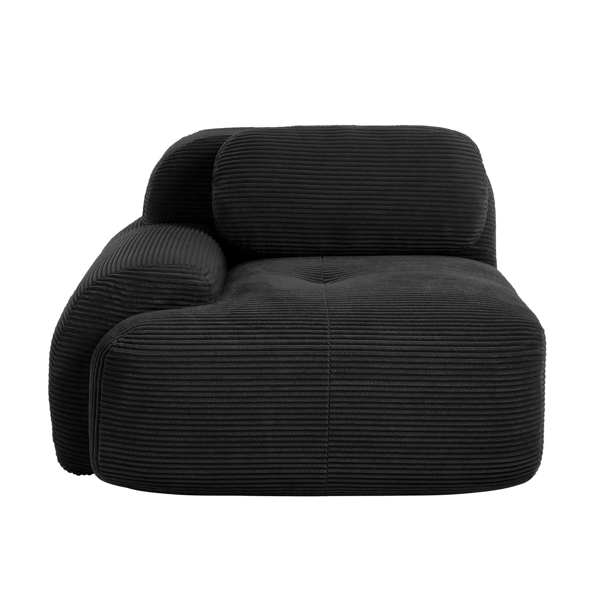 1piece Modern Lovely Sofa Without Armrests with Cushion, Living Room Furniture, Modular Corner Sofa, Premium Cordstock Fabric 31 kf S5048532fac924335863ef6985b7dabc8D