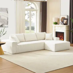 Sponge Compressed Memory Foam Modular Vacuum Upholstery Reclining Chaise for Living Room Apartment Suitable Compact Sofa Fabric