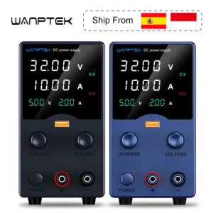 Wanptek Laboratory Power Supply 30V 5A 30V 10A 60V 5A 120V 3A Adjustable with USB Output Display Lab Bench DC Power Supply