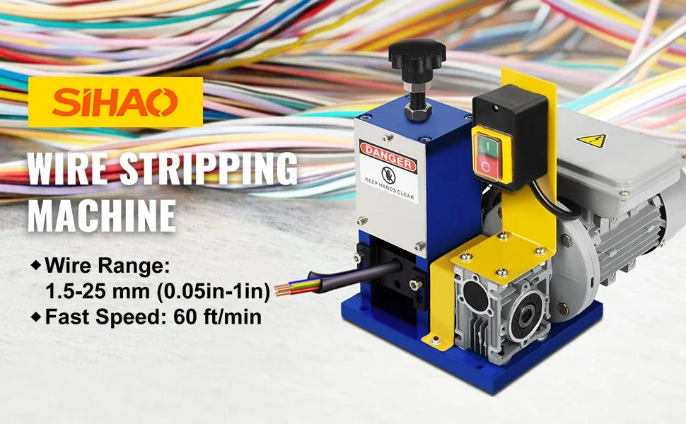 Sihao Electric Wire Stripping Machine Three Type With Cable Stripper Machine Metal Tool Extra Blade Copper For Recyle 8 kf S52488a2a196143fc8ec11bebb595e1a3k
