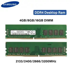 Pamięć RAM SAMSUNG DDR4 16 GB 8 GB 3200 MHz 4 GB 2133 MHz 2400 MHz 2666 MHz DIMM PC4-21300 PC4-25600 Wydajna pamięć RAM do komputerów stacjonarnych