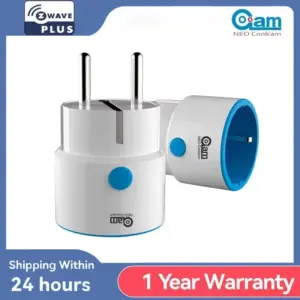 NEO Coolcam Z-WAVE PLUS EU Smart Power Plug Socket Home Automation Alarm Smart Home System Z Wave 868.4MHz Video Frequency