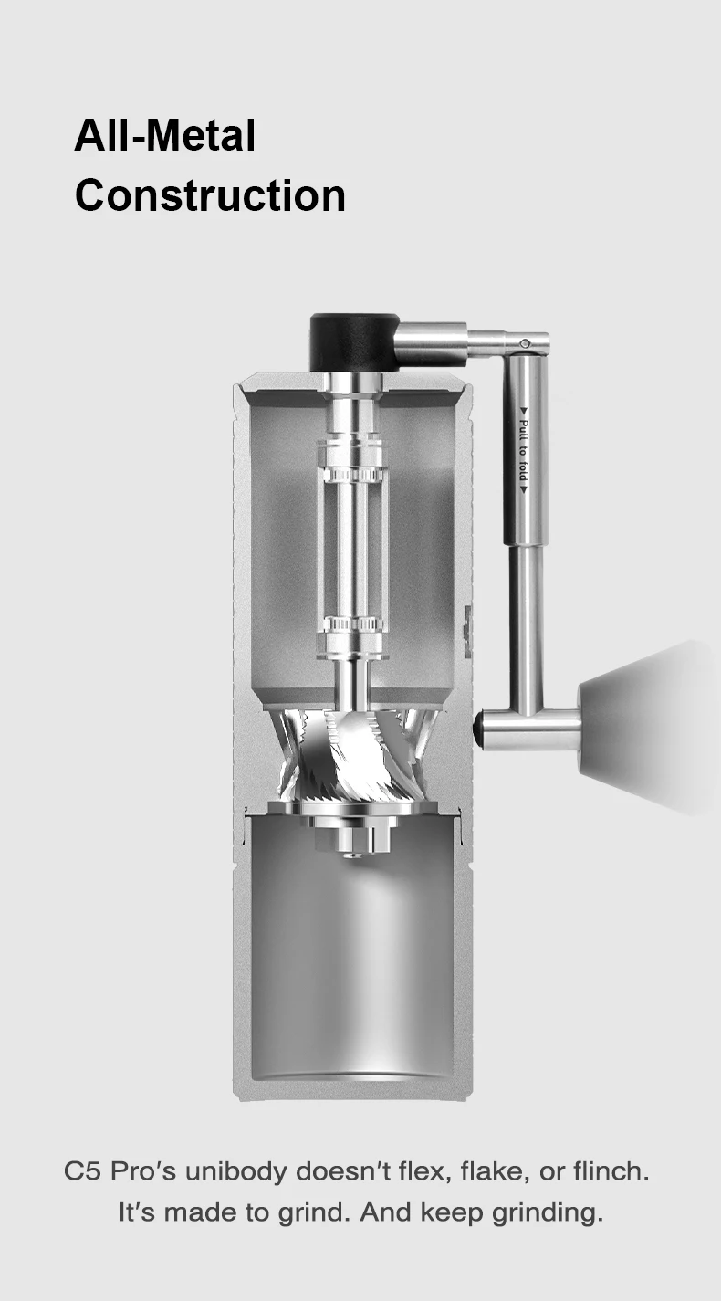 TIMEMORE New C5 PRO/C5 ESP PRO Portable Manual Grinder with Travel Case - Perfect For Home, Camping, Coffee Gift 13 kf S57cdb9c4ddd0427fa201763a2e5b5fb87