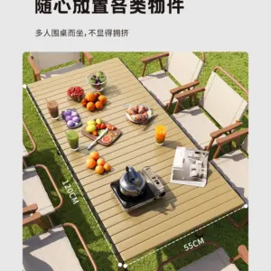 Camping tables chairs outdoor folding tables portable dining camping egg roll rectangular tables for night market stalls