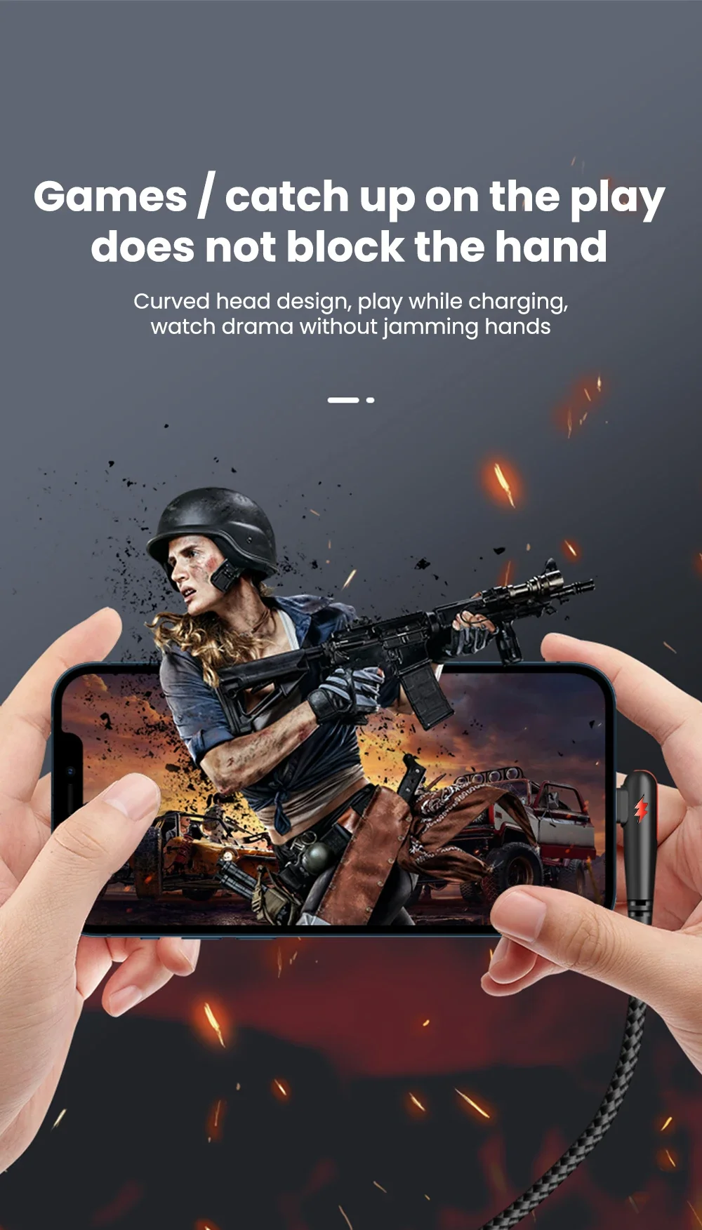 NNBILI 120W Fast Charging USB to Type-C Cable, Nylon Braided, 90 ° Bend Design, Suitable for High Speed Charging of Huawei oppo 7 kf S5b909385cbff46088ba316de1bc4a6b3F