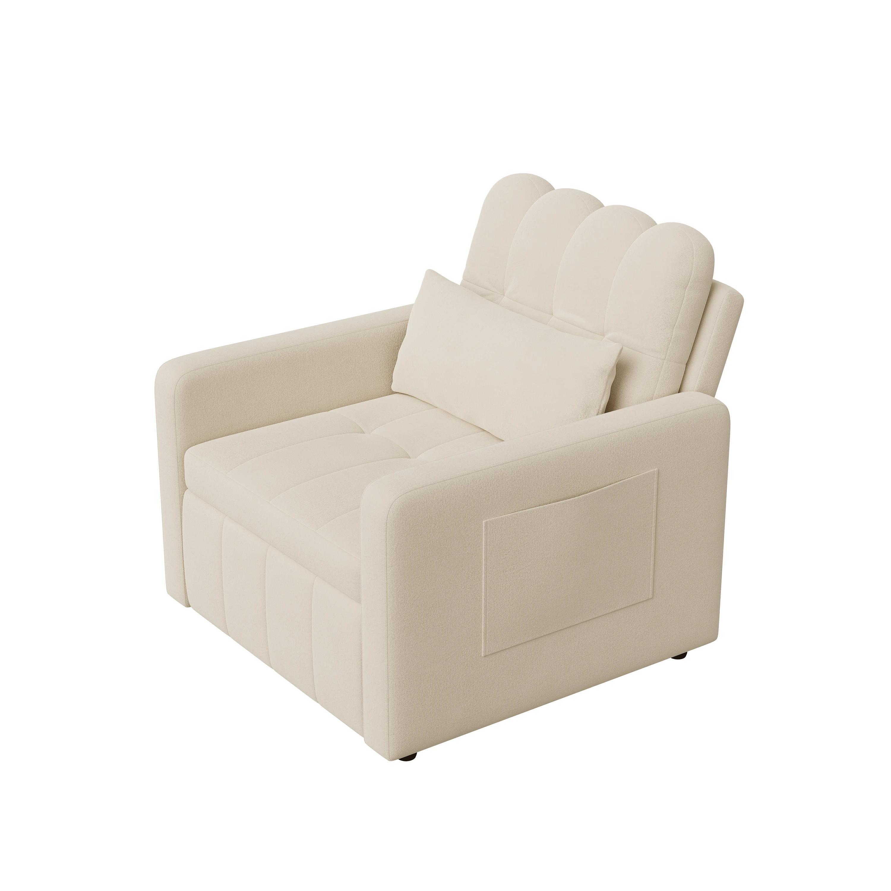 Rosahqnda Folding Sofa Bed,Sleeping Chair with Adjustable Backrest&table&Side Pocket,Relaxing Chair for Living Room,Bedroom 16 kf S5d8cd1e3f0fc404f87e36e3afa22dbb3d