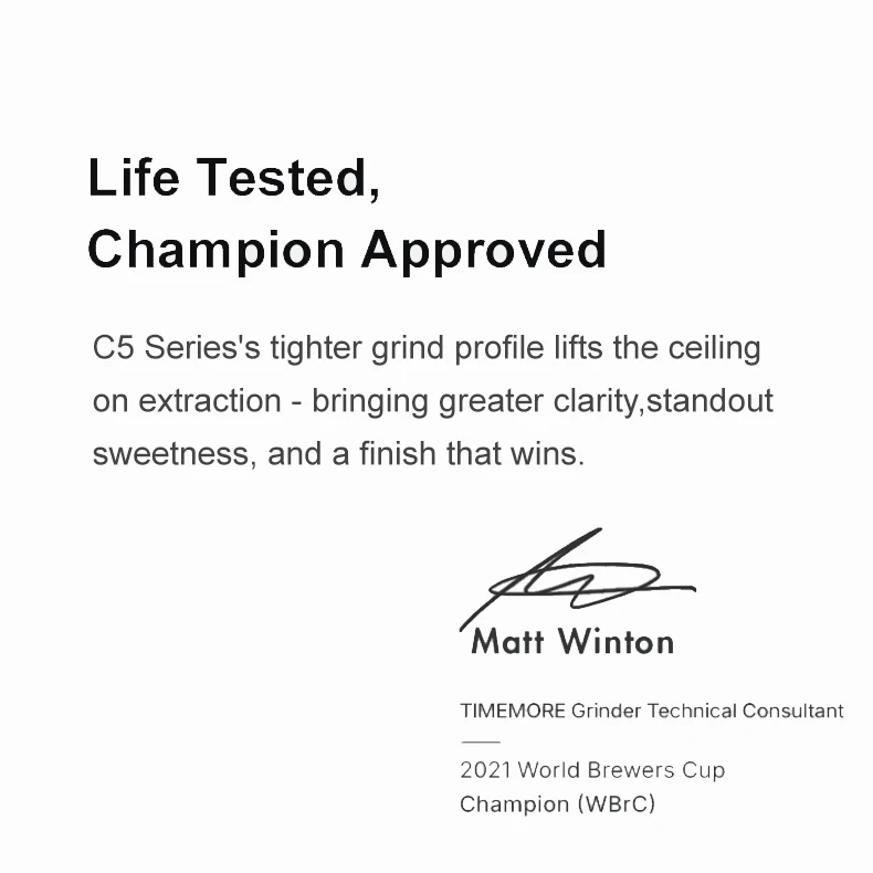 TIMEMORE Chestnut C5/C5ESP Portable Manual Coffee Grinder Hand Espresso Grinder S2C 42mm Burr Inside Higher Grinding Efficiency 8 kf S5ee26d8c311046abb05bc535c19d26c03