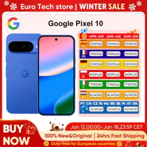 Global Version Google Pixel 10 5G Smartphone 120Hz 6.3" OLED Super Screen Display 4970 Mah Battery 48MP+13MP+10.8MP Camera