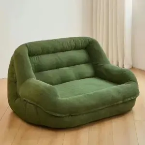 Thickened Corduroy Double-Seat Sofas Chair Cozy Living Room Bedroom Relaxing Chair Modern Lounge Room Duet Sofa Soft Lazy Chairs