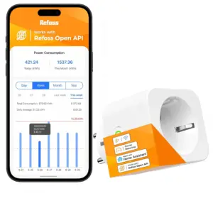 Refoss 16A Open API Plug P11S(EU Version) Wifi Socket Energy Monitoring Home Assistant Integration Smart Plug Wifi Socket