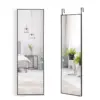 37x120cm Full Body Mirror with Height-Adjustable Hanging Hooks,Wall Mirror,Door Mirror,for Bedroom,Living Room and Entrance Area