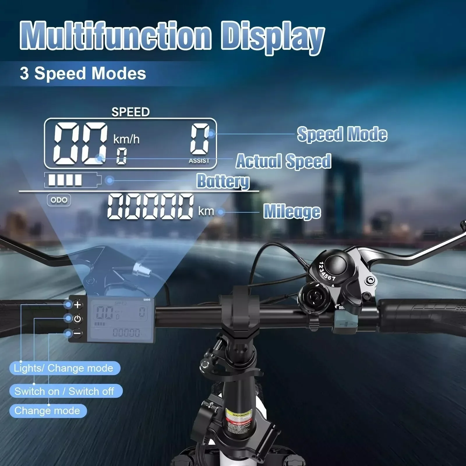 Electric Bike 750W Motor 48V13AH Battery Double Shock Absorber Electric Bicycle 20-Inch Fat Fetus Anti-slip Folding E-Bike 12 kf S64da82b6a3924eec9554604699a75c91d