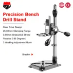 Electric Drill Bracket Drilling Holder Grinder Rack Stand Clamp Bench Drill Press Stand Clamp Grinder for Woodworking Power Tool