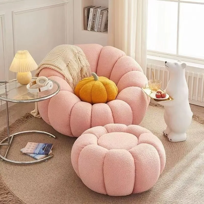 Lazy Pumpkin Sofa Nordic Style Large Single Sofa Chair EPS Particle Fill Soft Comfortable Home Living Room Balcony Bedroom Sofa 10 kf S66ff0e92e7694354b35de91b08b6a800R