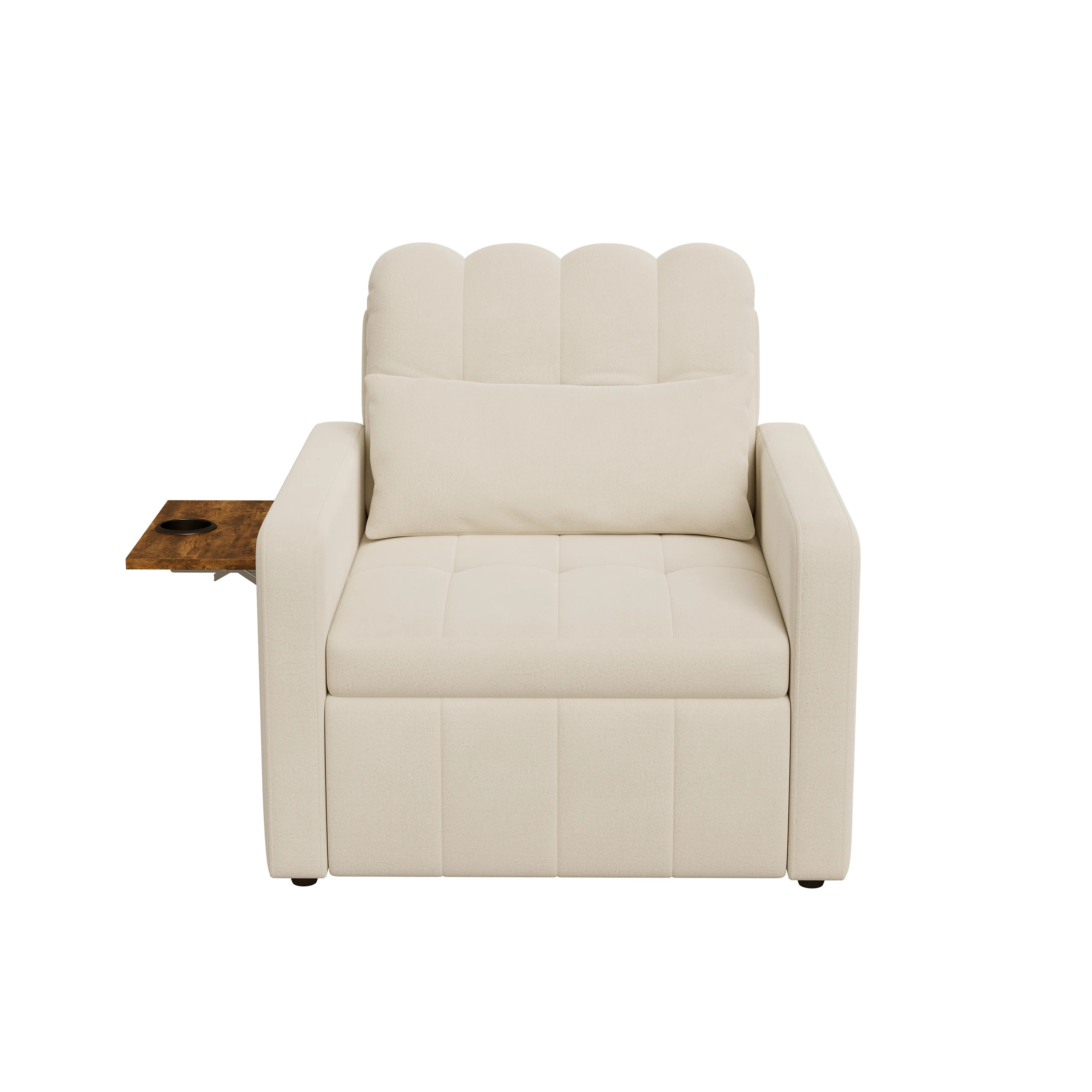 Rosahqnda Folding Sofa Bed,Sleeping Chair with Adjustable Backrest&table&Side Pocket,Relaxing Chair for Living Room,Bedroom 14 kf S676ada7f711a469a80f247bb09694be8N