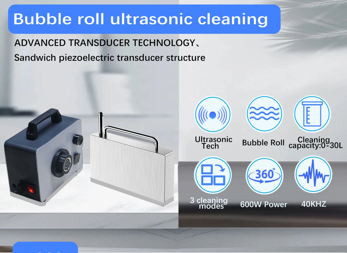 GENENG Ultrasonic Cleaner Portable Washing Machine 600W Mini Dishwasher Lave-Dishes Ultrasound Bath Sonic for Home Appliance 7 kf S67be20c5fa8044d18f6126157dda4f08m