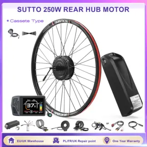 Varstrom x SUTTO 36V 250W Rear Hub Motor Disc Brake Cassette Kit With 13Ah 24Ah Battery Kits Ebike Electric Bike Conversion Kits