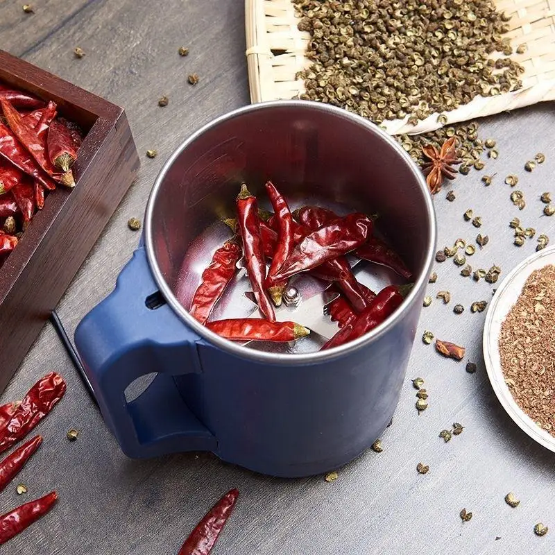 500ml Portable Coffee And Food Grinder 8-Blade Multi-Purpose Fine Crusher Ideal for Pepper Spices - Kitchen Gadget 11 kf S68f41d01de2047d3ac9ed6ab60bcef10u