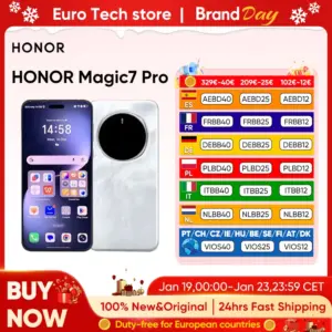2025 NEW HONOR Magic7 Pro 5G Smartphone Snapdragon 8 Elite 6.8''120Hz LTPO Display 100W Charge Global Version HONOR Magic 7 Pro