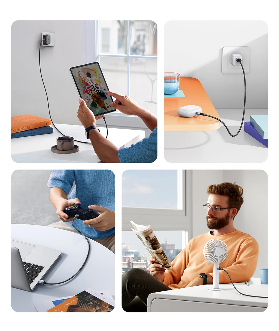 UGREEN 3A USB Type C Cable For iPhone 17 16 Xiaomi Samsung Fast Charging Wire USB-C Charger Data Cord For iPad Poco USB C 12 kf S6a9310a46f5243b8adface3e30e5c71fK