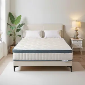 Tribesigns mattress 140x200 cm Height 25 cm Pocket spring Core mattress Medium Hardness H3 7-Zone Orthopedic mattress