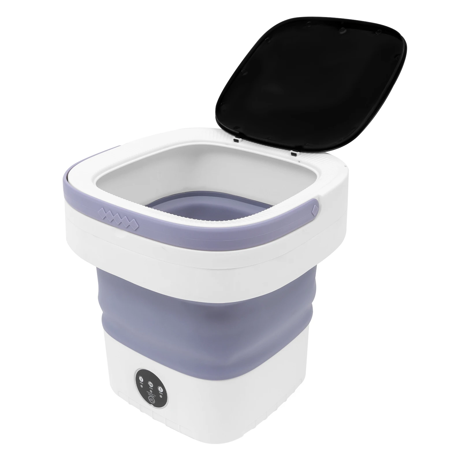 12L Foldable Mini Washing Machine - Portable Laundry for Underwear/Baby Clothes with 3 Wash Modes (Purple, EU Plug) 18 kf S6f04bd3022894eb5868b467f7cd8fcefy
