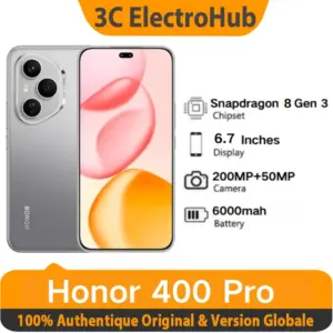 New HONOR Pro Global Version 5G Smartphone 200MP Camera Snapdragon 8 Gen 3 ''Amole 100W spun 50W without thread