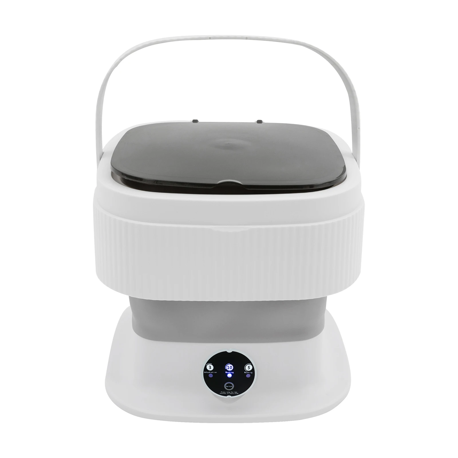 Portable Foldable Grey Washing Machine Mini Washing Machine Suitable for Families, Apartments, Dormitories And RVs 12 kf S781e6b3324364f18a50daeb37eb105f4v