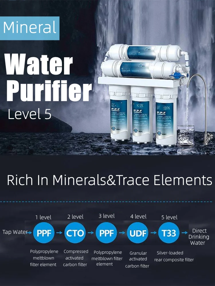 5 Stages Water Filter Purifier Household water cleaner Drinking Water Kitchen Tap Water Filter System Water Filter Purifier 10 kf S7826f78525874c63ba9cc5f5acbac440A