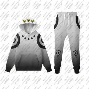 Autumn Winter Adult Top Derpy Tiger Sweatshirts Cosplay Set Casual Pants Kpop Demon Hunters Zoey Mira Rumi Hoodie Gray Sussie