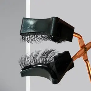 Premium Magnetic Eyelash Application Tool with Magnetic Eyelash Curler - Magnetic Eyelash Clip and Tools for Effortless Applicat