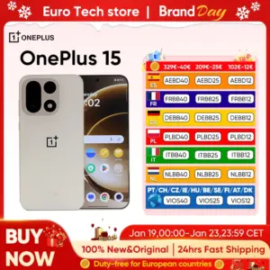 OnePlus 15 5G Smartphone Snapdragon 8 Gen 5 6.78” AMOLED 165Hz 7300mAh 120W 50MP Cámaras Triple