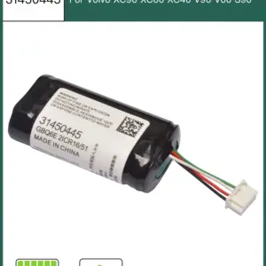 8V 750mAh 31450445 GBQ6E BP15 Battery For Volvo XC90 XC60 XC40 V90 V60 S90 Replacement VCM Gateway S/N:P0839AREV