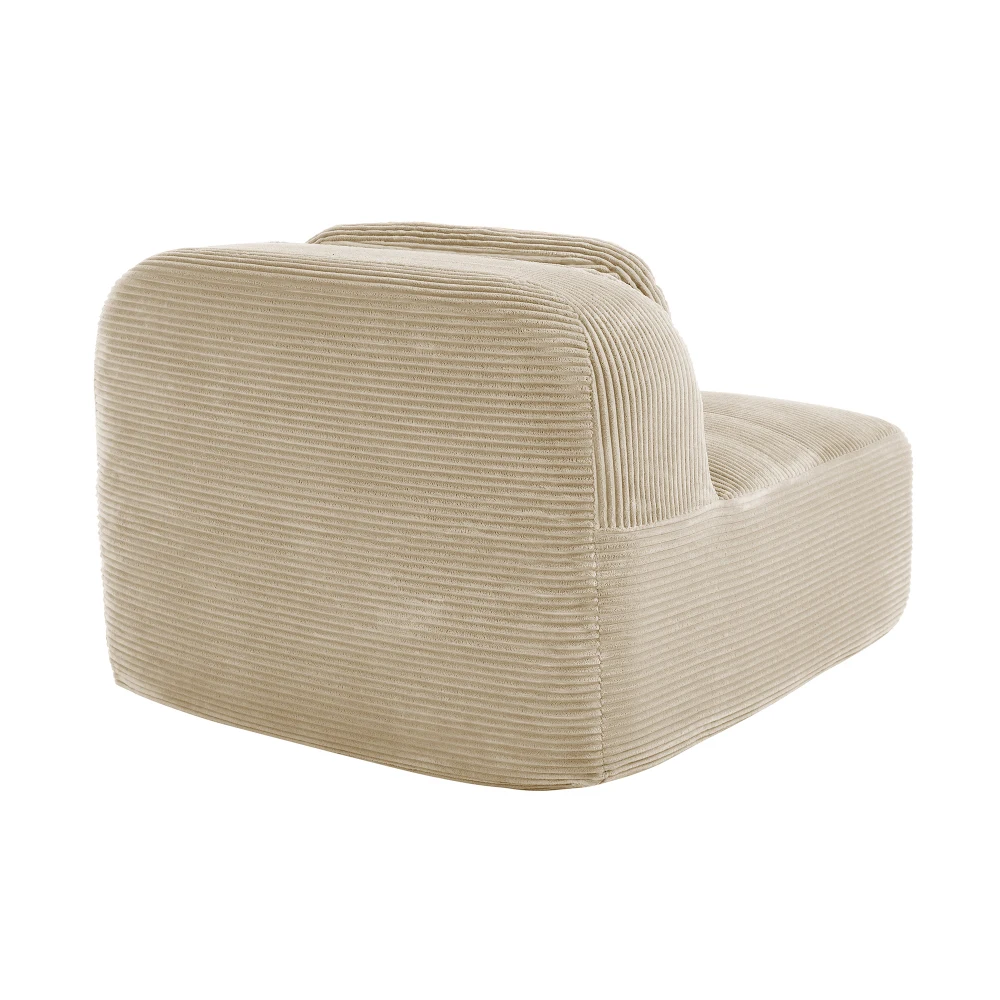 1piece Modern Lovely Sofa Without Armrests with Cushion, Living Room Furniture, Modular Corner Sofa, Premium Cordstock Fabric 10 kf S7c50293df6e54a258e7f9d2301ae539aV