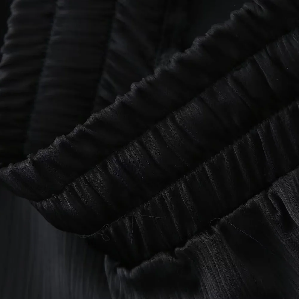 European and American Style 2024 Spring and Summer New Women's Clothing Wrinkle Effect Double Breasted Suit Jacket Pants Set 46 kf S7d8bc40464884803873bf17f58ce1eb24