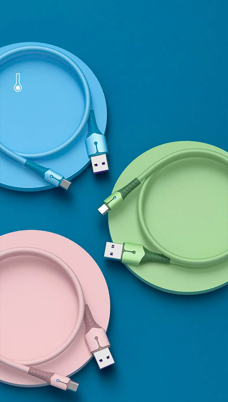 USB Type A To USB Type C Or Micro USB Liquid Silicone Data Cable With Light Applicable Android USB C Mobile Phone 20 kf S7e0468bbce6947fb9191725f0c6b2f29Z
