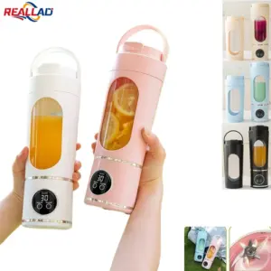 New Household Charging MINI Portable Juice Maker Blender 700ML Large Capacity Digital Display Juice Cup 12-Blades Juicer