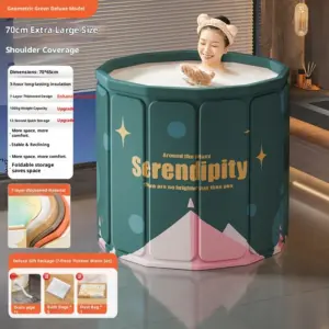 Foldable Bath Bucket PVC Material Hot Bath Ice Bath Ice Therapy Sauna Adult bathtub Bathtubs for The Baby Large Family Pool