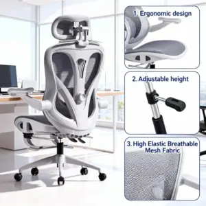 Adjustable Comfortable Ergonomic Chair Computer Chair Sedentary Not Tired Backrest Headrest Silla Gamer Office Furniture